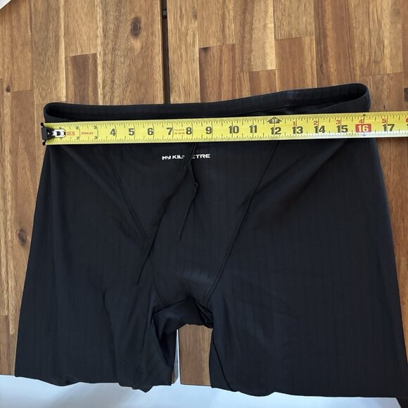 MY KILOMETRE Men's Swimsuit Jammer BLACK Solid Swim Endurance Size 3XL Fits XXL? - Picture 5 of 9